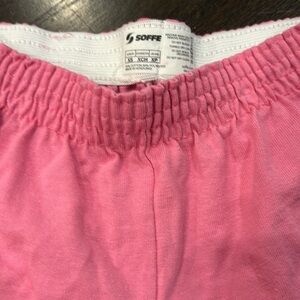 Pink Soffe shorts! Worn once
